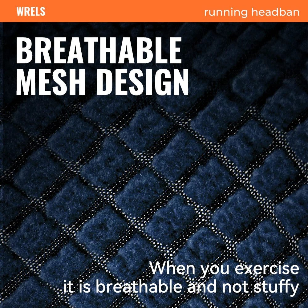 WRELS Winter Ear Warmers Headband Fleece Headband Running Cycling Thermal Ear Muffs Hiking Ski Moisture Wicking Sport Headband