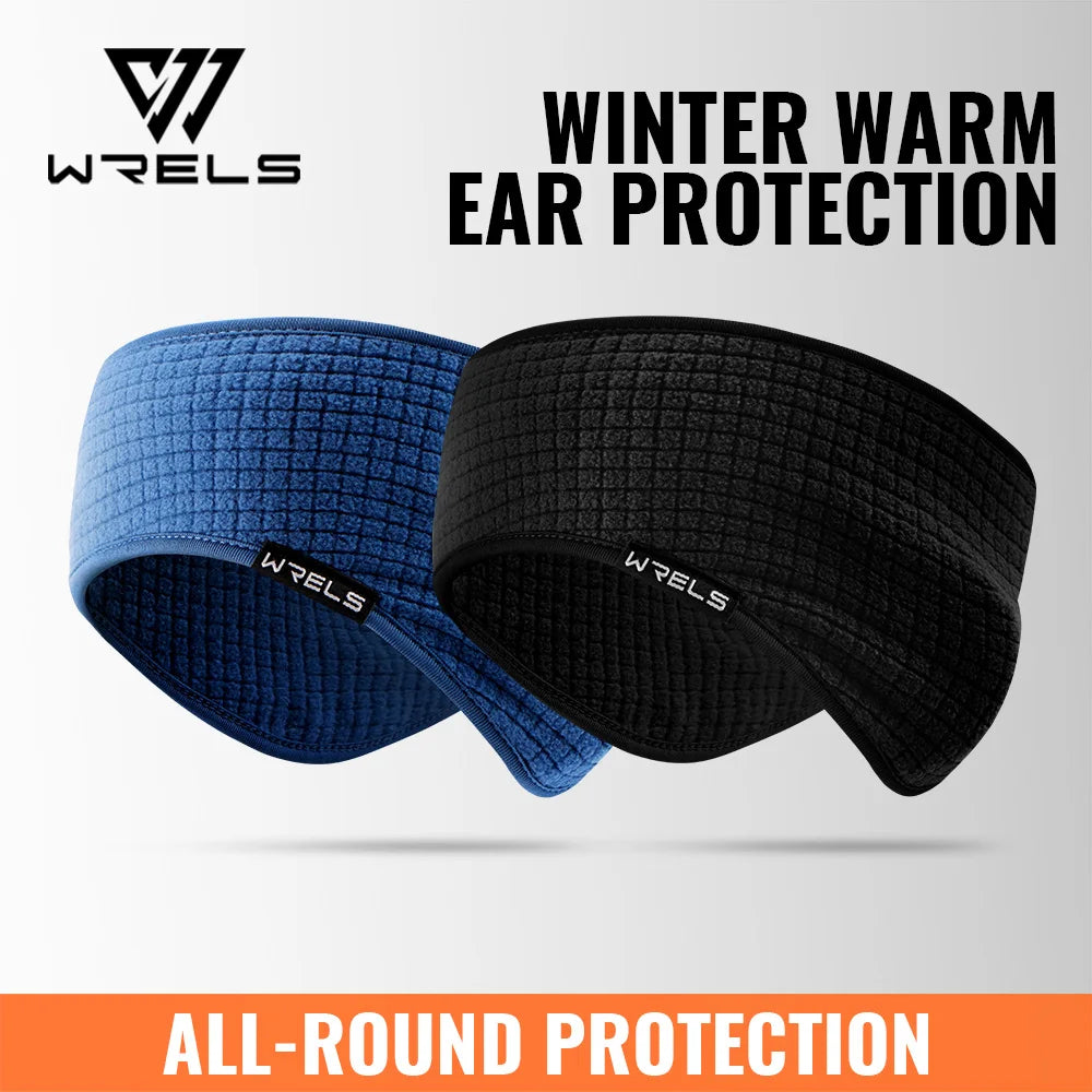 WRELS Winter Ear Warmers Headband Fleece Headband Running Cycling Thermal Ear Muffs Hiking Ski Moisture Wicking Sport Headband
